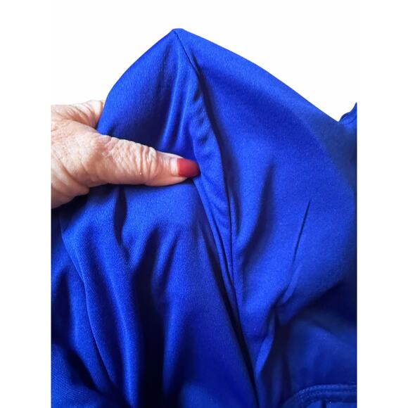 Blue Strapless Sequined Blondie Nites Dress - Size 7 - Picture 9 of 14